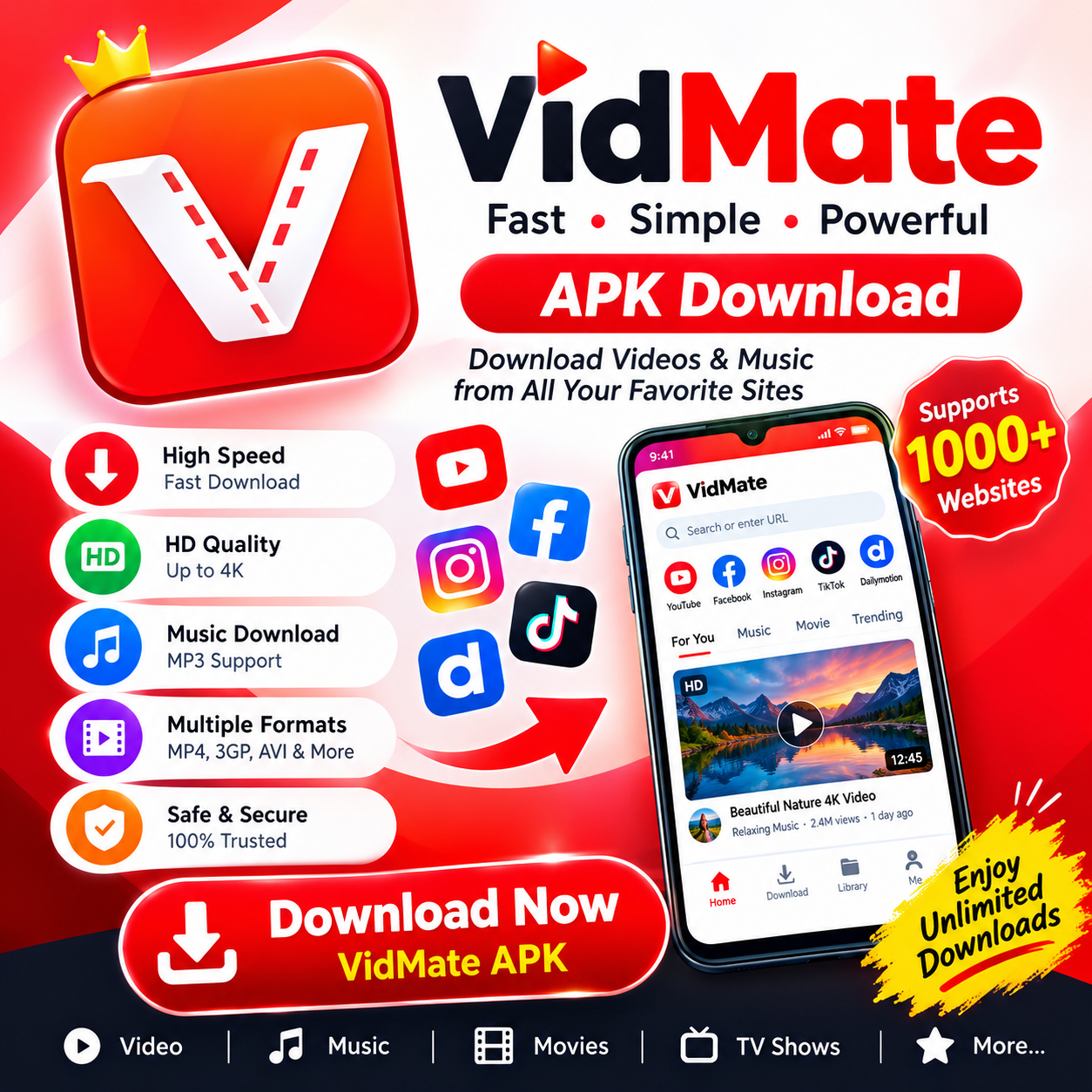 VidMate Apk download The Video Download App Everyone Is Talking About — Discover VidMate APK!
